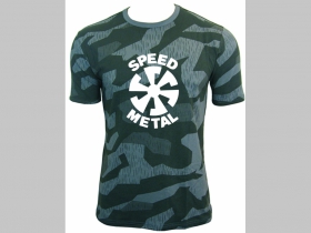 Speed Metal nočný maskáč-Nightcamo SPLINTER, pánske tričko 100%bavlna